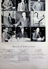 Load image into Gallery viewer, Photo of the Board of Education members in the 1952 Huron High School Yearbook in Beadle County, South Dakota 
