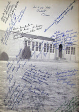 Load image into Gallery viewer, Inscriptions and student autographs in the 1951 Haskell High School Yearbook in Texas
