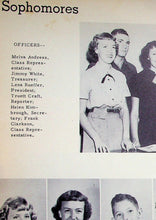 Load image into Gallery viewer, Pictures of sophomores in the 1952 Haskell High School Yearbook in Texas
