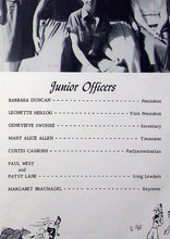 Load image into Gallery viewer, 1955 Montgomery High School Junior Officers
