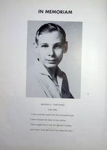 Load image into Gallery viewer, 1962 Montgomery High School Yearbook In Memoriam of Randall Fleetwood
