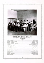 Load image into Gallery viewer, 1931 Big Stone Gap High School in Wise County, VA School Bell Staff Picture
