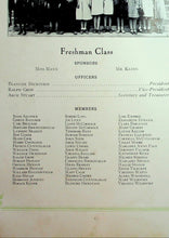 Load image into Gallery viewer, Freshman class photo in the 1932 Parry McCluer High School Yearbook in Buena Vista, Virginia
