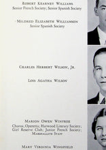 Load image into Gallery viewer, Senior Students portrait photographs in the 1936 John Marshall High School Yearbook in Richmond, VA

