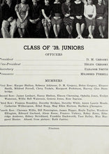 Load image into Gallery viewer, Juniors Class Photo in 1938 Chase City High School Yearbook in Mecklenburg County, Virginia
