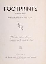 Load image into Gallery viewer, Footprints 1 1938 South Hill High School in Mecklenburg County, VA
