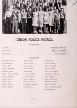Load image into Gallery viewer, Junior Police Patrol Student Group photo in 1938 South Hill High School in Mecklenburg County, VA
