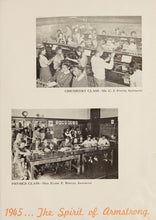 Load image into Gallery viewer, Chemistry and Physics Class pictures in 1945 Armstrong High School Yearbook in Richmond, VA
