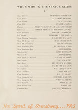 Load image into Gallery viewer, Senior Student Superlatives Who's Who in 1945 Armstrong High School Yearbook in Richmond, Virginia
