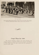 Load image into Gallery viewer, Cadet Band Photo and members in 1949 Armstrong High School Yearbook in Richmond, Virginia Black History
