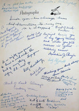 Load image into Gallery viewer, Student autographs and inscriptions in 1949 King William High School Yearbook in King William County, VA

