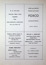 Load image into Gallery viewer, 1940s Old Vintage Retro Advertising in 1949 King William High School Yearbook in King William County, VA
