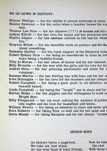 Load image into Gallery viewer, Last will and testament by seniors students in 1949 King William High School Yearbook in King William County, VA
