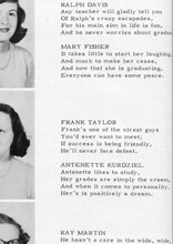 Load image into Gallery viewer, Senior Students Pictures in 1950 New Kent County High School Yearbook in New Kent, VA
