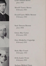 Load image into Gallery viewer, Senior Student Pictures in 1951 Armstrong High School in Richmond, Virginia
