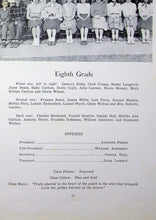 Load image into Gallery viewer, Class photo of 8th graders in 1951 Pleasant Hill High School Yearbook in King &amp; Queen County, Virginia
