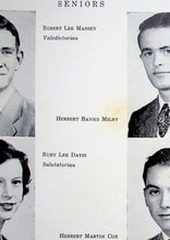 Load image into Gallery viewer, Photos of seniors students in 1951 Pleasant Hill High School Yearbook in King &amp; Queen County, Virginia
