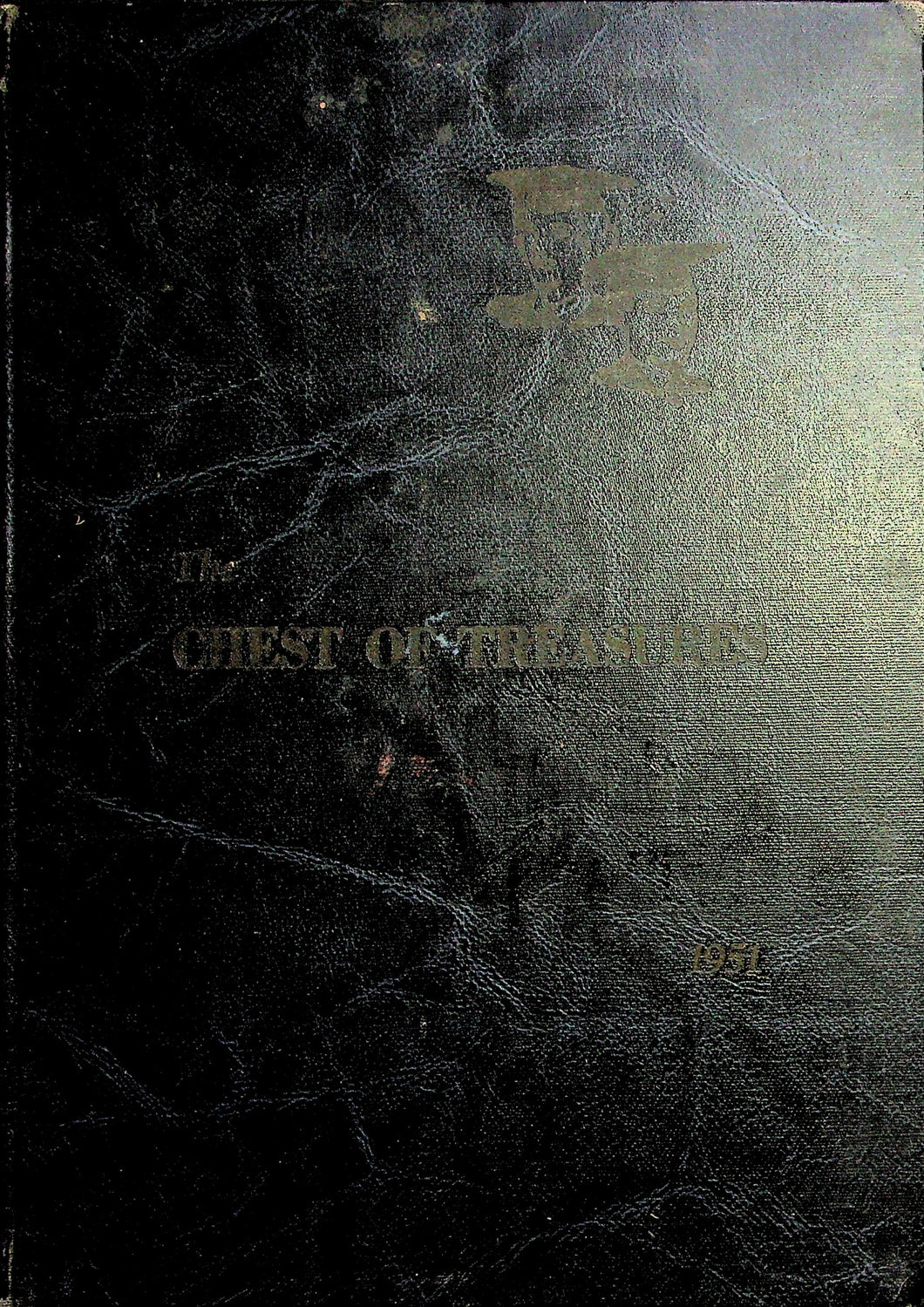 1951 Pleasant Hill High School Yearbook in King & Queen County, Virginia The Chest of Treasures