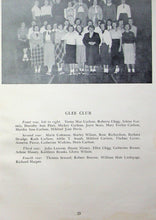 Load image into Gallery viewer, Glee Club picture in the 1952 Pleasant Hill High School Yearbook in King and Queen County, Virginia
