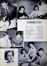 Load image into Gallery viewer, Yearbook staff in the 1953 Middlesex County High School Yearbook in Saluda, Virginia
