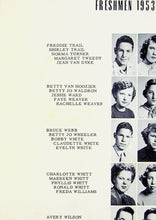 Load image into Gallery viewer, Freshmen students pictures in 1953 Tazewell County High School Yearbook
