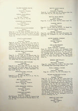 Load image into Gallery viewer, List of names with information on senior students in Tazewell County High School Yearbook in VA
