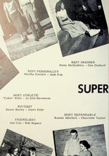 Load image into Gallery viewer, Senior Student Superlatives in 1953 Tazewell High School Yearbook in VA
