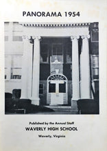 Load image into Gallery viewer, 1954 Waverly High School Yearbook in Sussex County, Virginia The Panorama &#39;54
