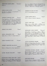 Load image into Gallery viewer, Names of all seniors in the 1964 Patrick Henry High School Yearbook in Ashland, Virginia
