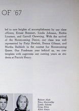 Load image into Gallery viewer, Underclassman student photos in the 1964 Patrick Henry High School Yearbook in Ashland, Virginia
