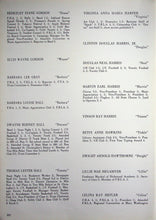 Load image into Gallery viewer, List of senior student names in the 1964 Patrick Henry High School Yearbook in Ashland, Virginia (Hanover County)
