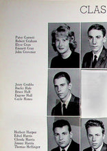Load image into Gallery viewer, Student photographs in the 1964 Patrick Henry High School Yearbook in Ashland, Virginia

