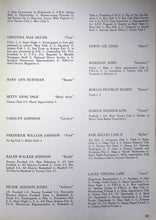 Load image into Gallery viewer, Index of student names in the 1964 Patrick Henry High School Yearbook in Ashland, Virginia
