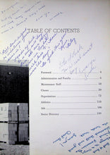 Load image into Gallery viewer, The Voice Table of Contents in the 1964 Patrick Henry High School Yearbook in Ashland, Virginia
