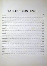 Load image into Gallery viewer, Table of contents in the 1976 Charles City County High School Yearbook in Ruthville, VA
