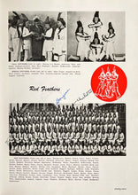 Load image into Gallery viewer, Red Feathers group vintage photo in 1948 North Central High School in Spokane, Washington
