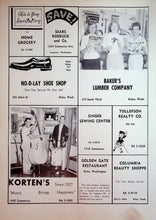 Load image into Gallery viewer, Vintage advertising in the 1958 Kelso High School Yearbook in Cowlitz County, Washington
