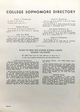 Load image into Gallery viewer, 1951 Greenbrier Military School Yearbook College Sophomore Student Directory List of Names
