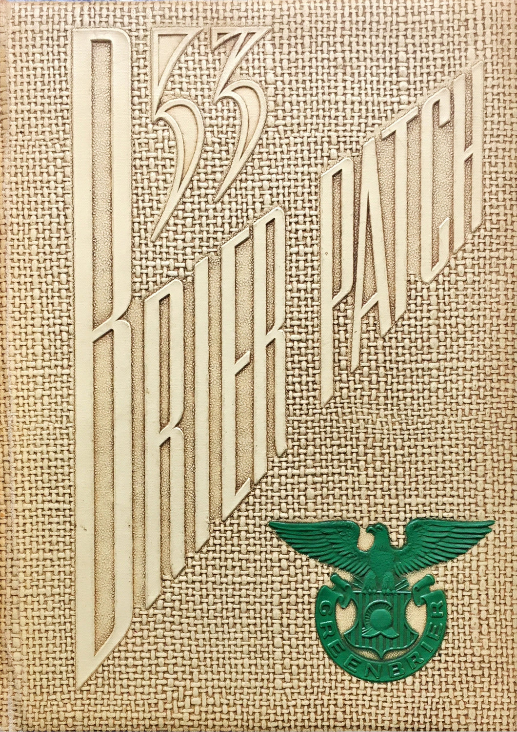 1953 Greenbrier Military High School and College Yearbook The Brier Patch '53