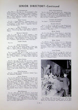 Load image into Gallery viewer, Names in the 1959 Greenbrier Military High School Yearbook in Lewisburg, West Virginia
