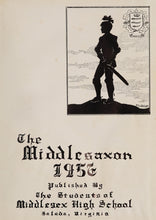Load image into Gallery viewer, Class of 1956 Middlesex County High School Yearbook in Saluda, Virginia The Middlesaxon Annual
