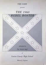 Load image into Gallery viewer, 1960 Louisa County High School Yearbook in Mineral, VA The Rebel Roster
