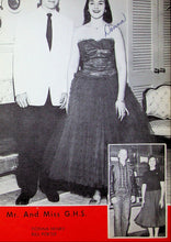 Load image into Gallery viewer, Mr. and Miss Gilmer High School in the 1959 Yearbook Buckeye Texas
