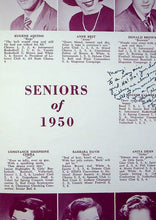 Load image into Gallery viewer, 1950 East Rochester High School Yearbook in East Rochester, New York * The Gagashoan 1950
