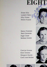 Load image into Gallery viewer, Yearbook page showing eighth grade class photo with students' names below each portrait. 1959 Louisa County High School Yearbook in Mineral, VA
