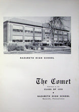 Load image into Gallery viewer, The Comet 1950 Nazareth High School Yearbook in Northampton County, PA
