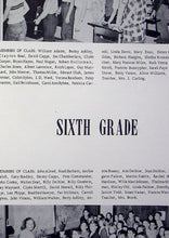 Load image into Gallery viewer, 1952 Great Bridge High School Sixth Grade Students
