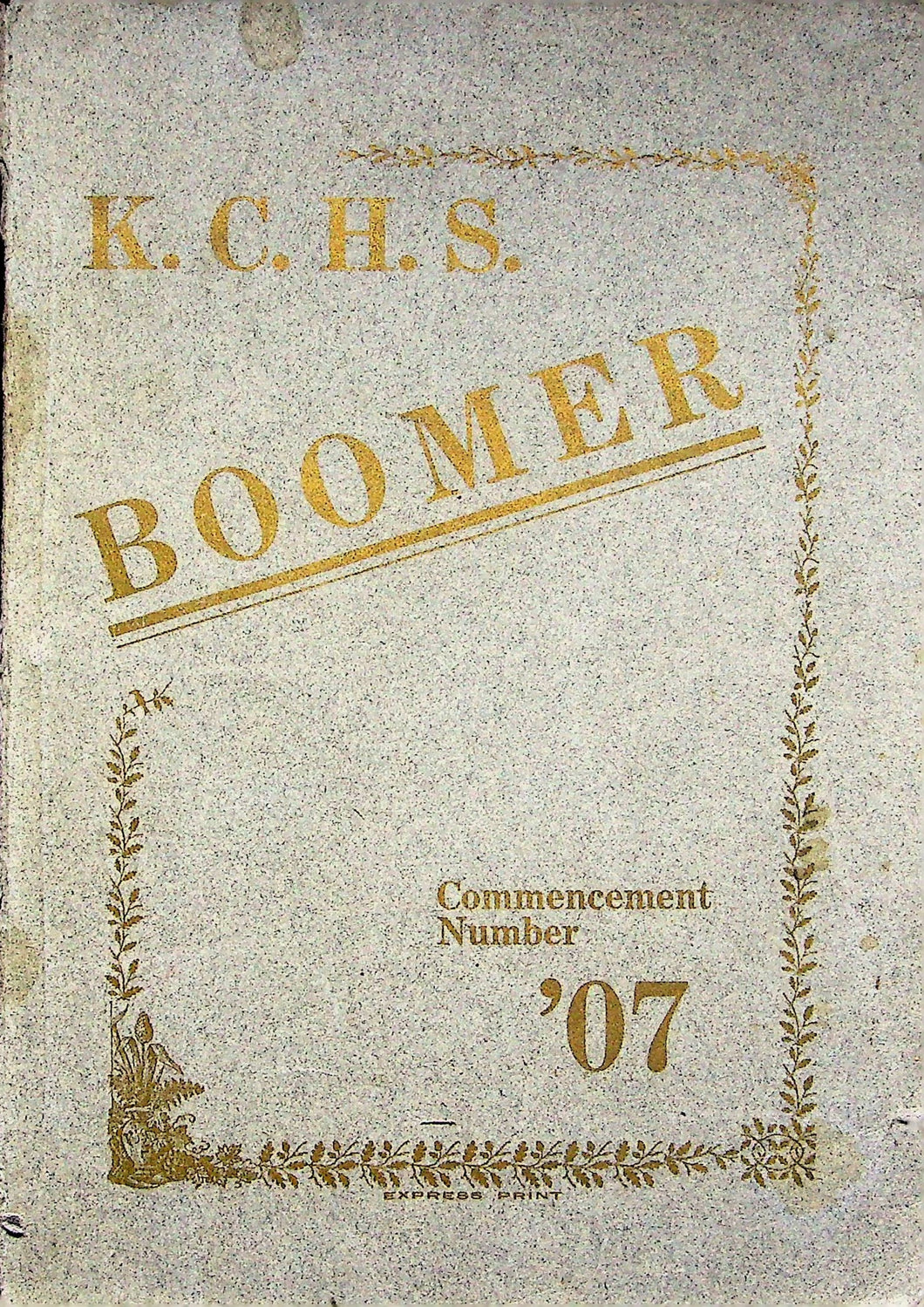 1907 Klamath County High School Yearbook in Oregon