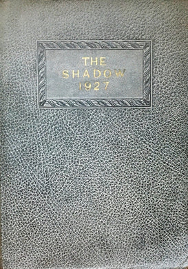 1927 Noblesville High School Yearbook in Indiana The Shadow 1927