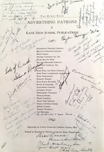 Load image into Gallery viewer, 1933 Cursive Signatures from Students at Kane High School PA
